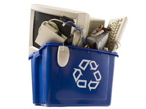 ewaste recycle bin